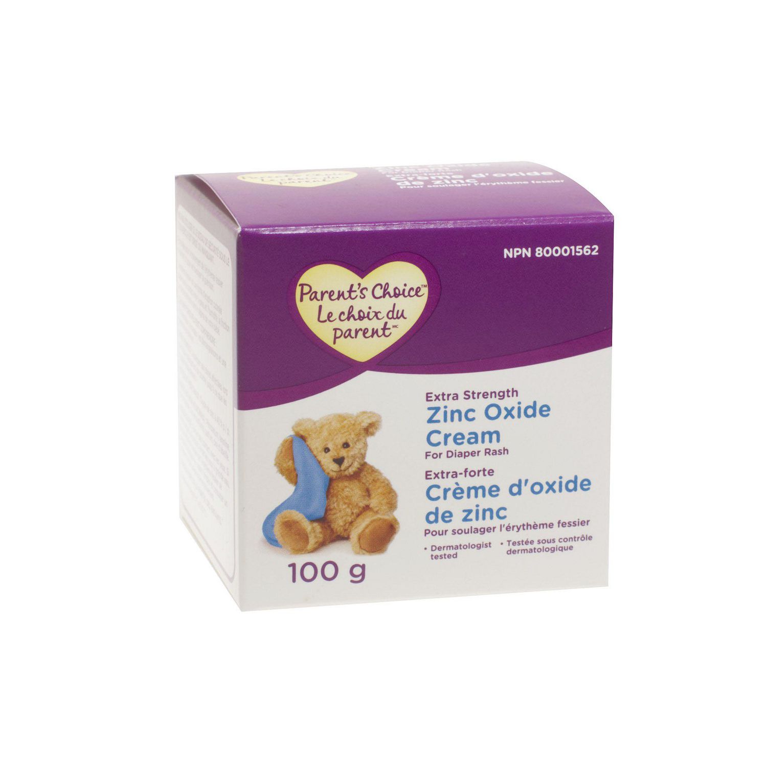 Parent's Choice Extra Strength Zinc Oxide Cream 100g Walmart Canada