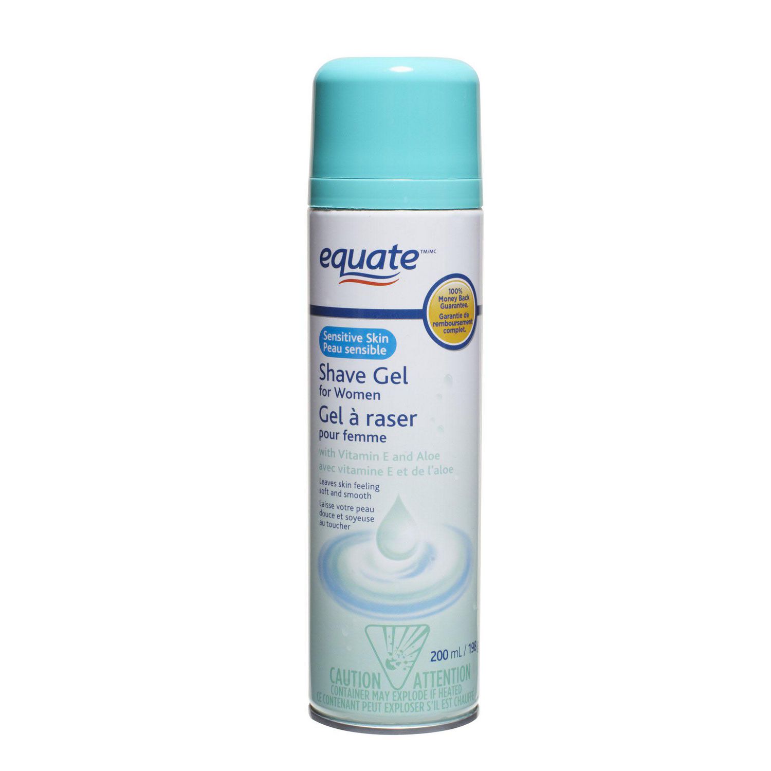 Equate Women's Sensitive Skin Shave Gel Walmart Canada