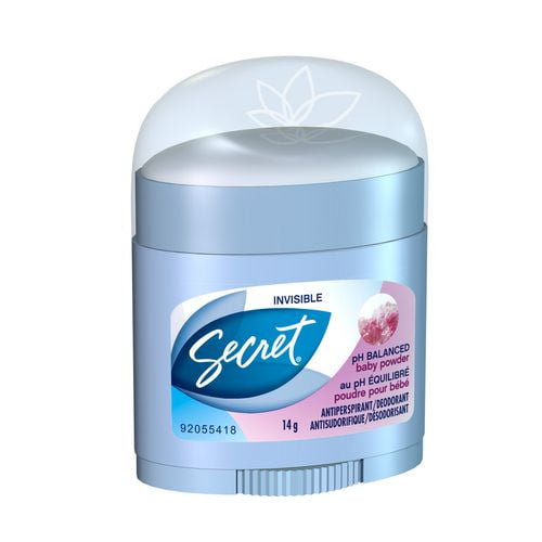 Secret Invisible Ph Balanced Baby Powder Antiperspirant, 14 G