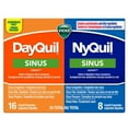 thumbnail image 1 of Vicks Nyquil And Dayquil Sinus Liquicaps Combo Pack, 1 of 9