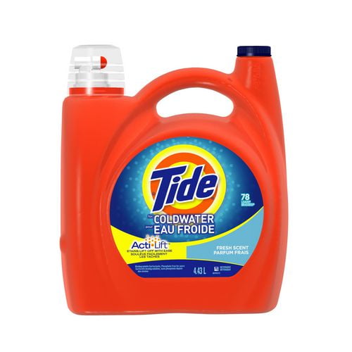 Tide Liquid 2X Cold Water Fresh Scent 78 use Walmart Canada