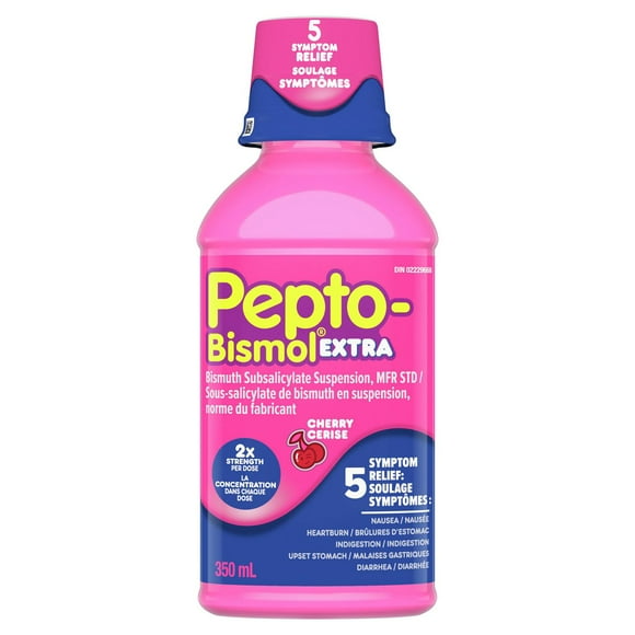 Pepto Bismol Liquid Extra Strength for Nausea, Heartburn, Indigestion, Upset Stomach, and Diarrhea Relief