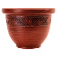 thumbnail image 1 of 12 po Glaze auto-arrosage planteur phénix rouge, 1 of 1