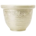 thumbnail image 1 of 14" Glaze Self-Watering Planter Champagne White, 1 of 1