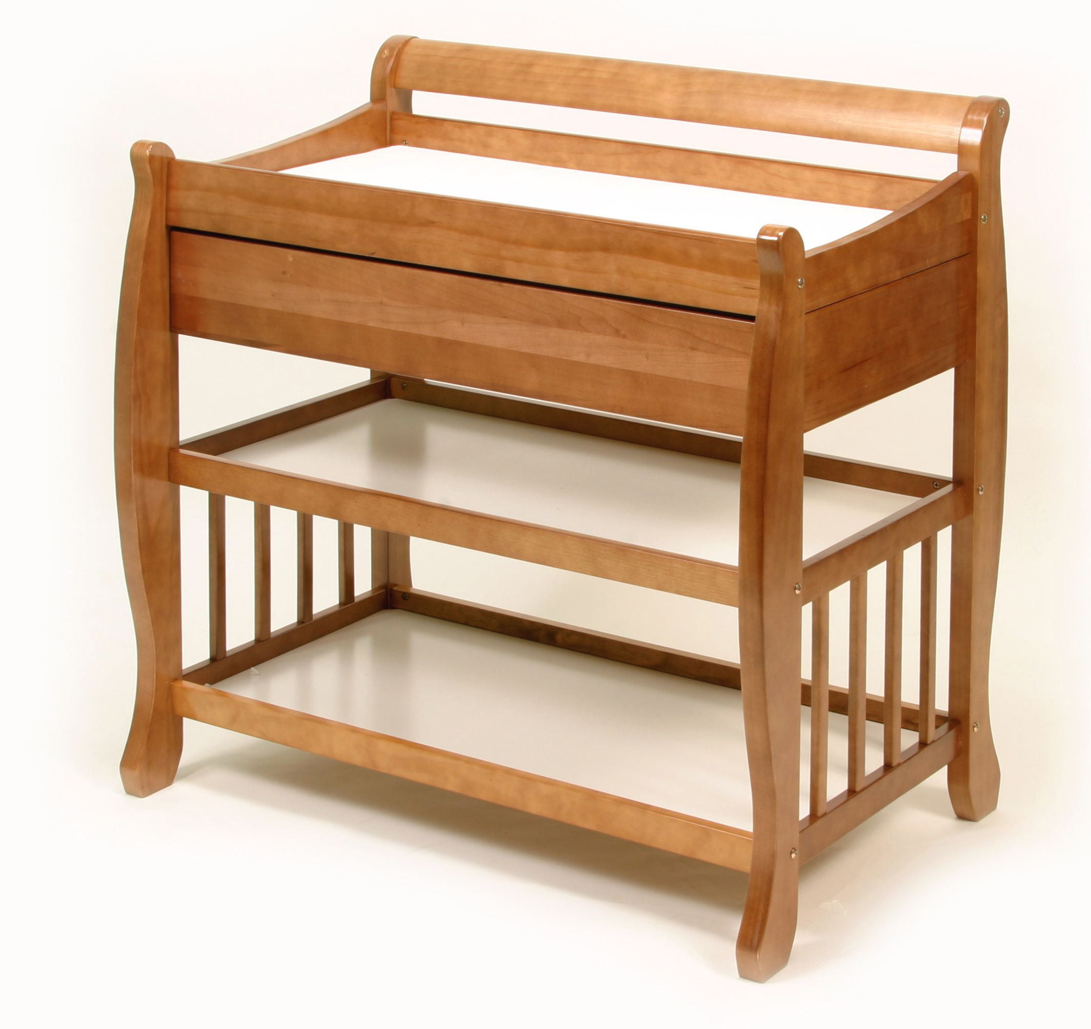 Oak change table best sale