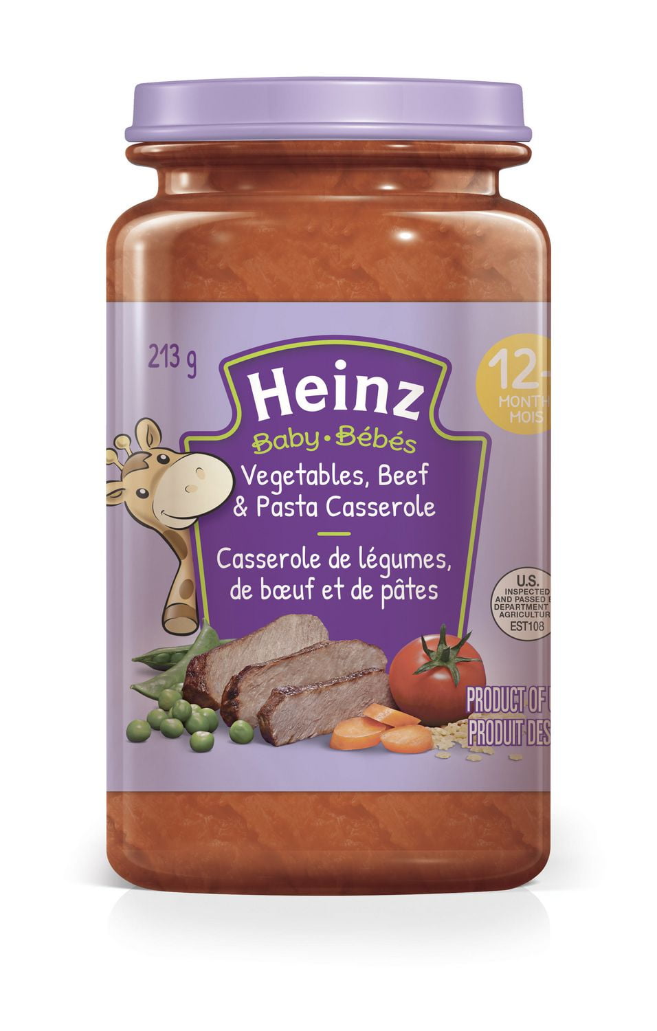Heinz Toddler Vegetable &amp; Beef Pasta Casserole Walmart