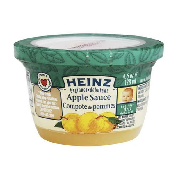 Nourriture pour débutants Heinz Compote de pommes