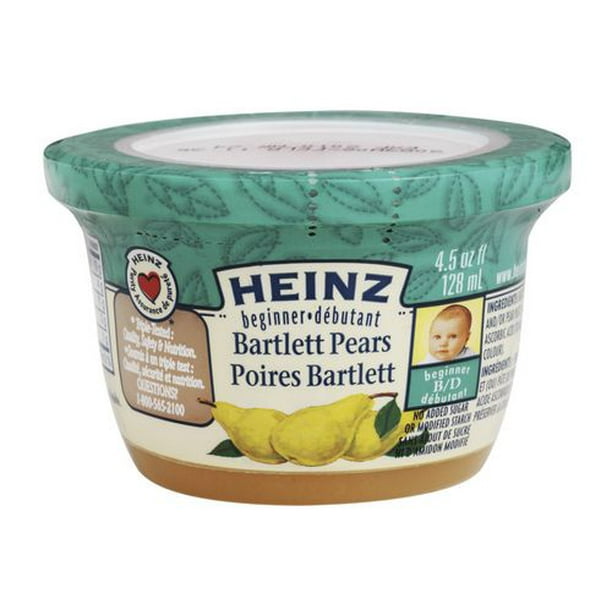 Heinz Coupe de poires bartlett pour débutants