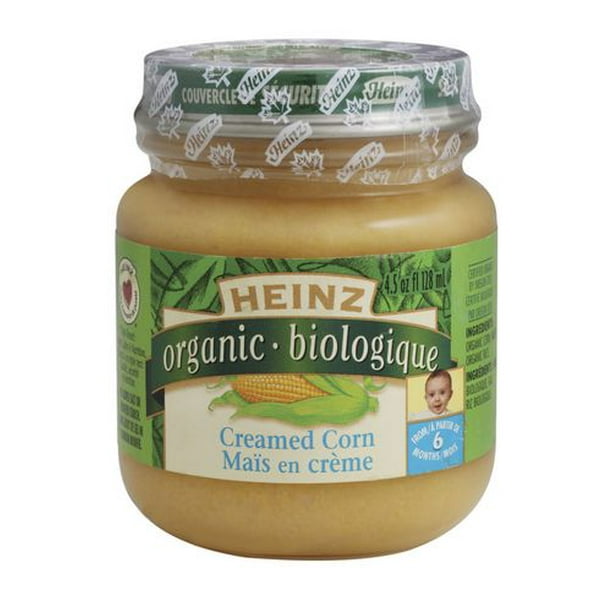 Purée Maïs en crème biologique Heinz - 128 ml