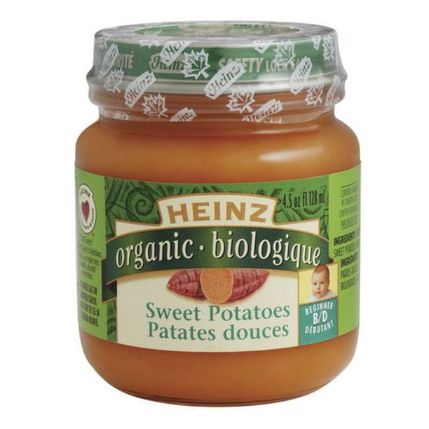 Purée de patates douces biologiques - Heinz Débutant