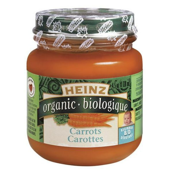 Heinz Débutant Carrottes Biologiques