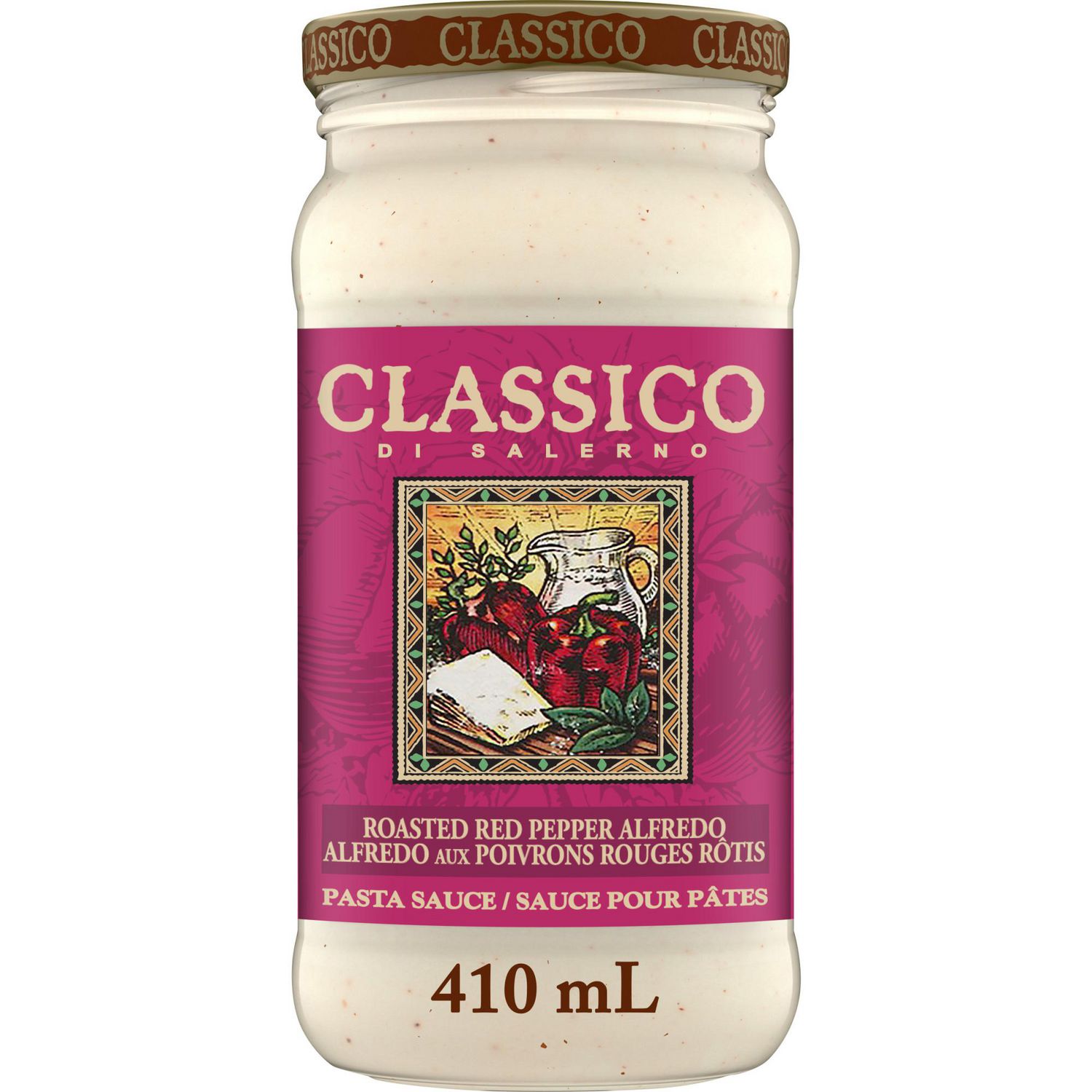 Classico Di Salerno Roasted Red Pepper Alfredo Pasta Sauce Walmart Canada