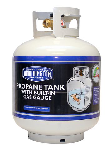 20lb Refillable Propane Gas Cylinder with Gauge 