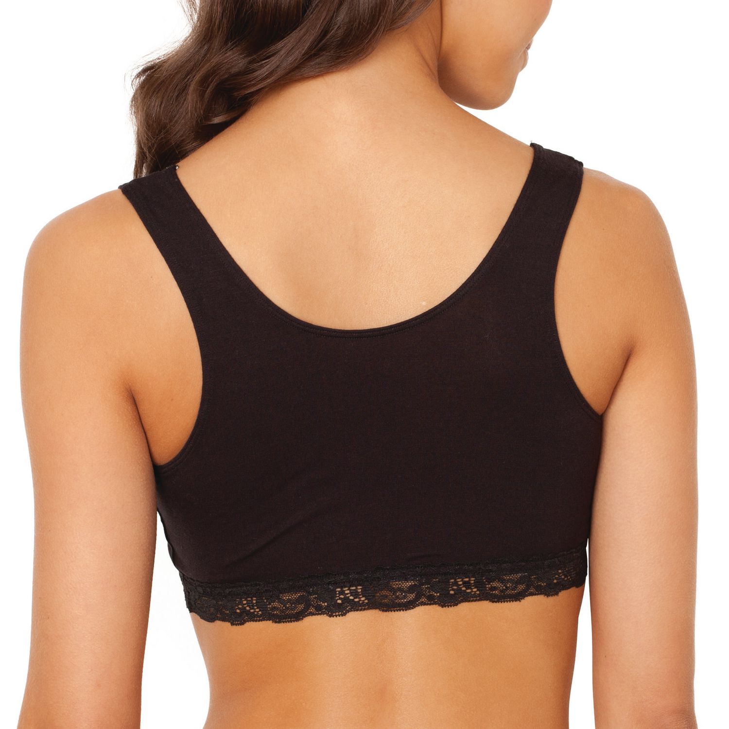 Fruit of the Loom Women's Lace Trimmed Super Soft Sleep Bra