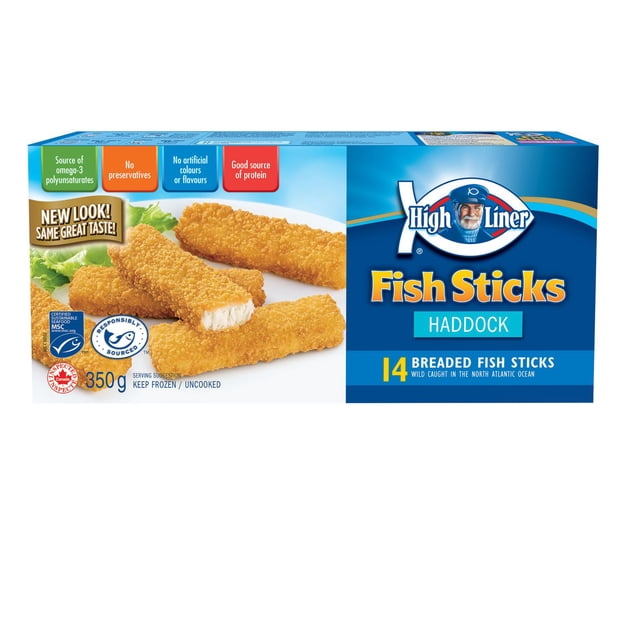 High Liner bâtonnets de poisson pané, 350 g