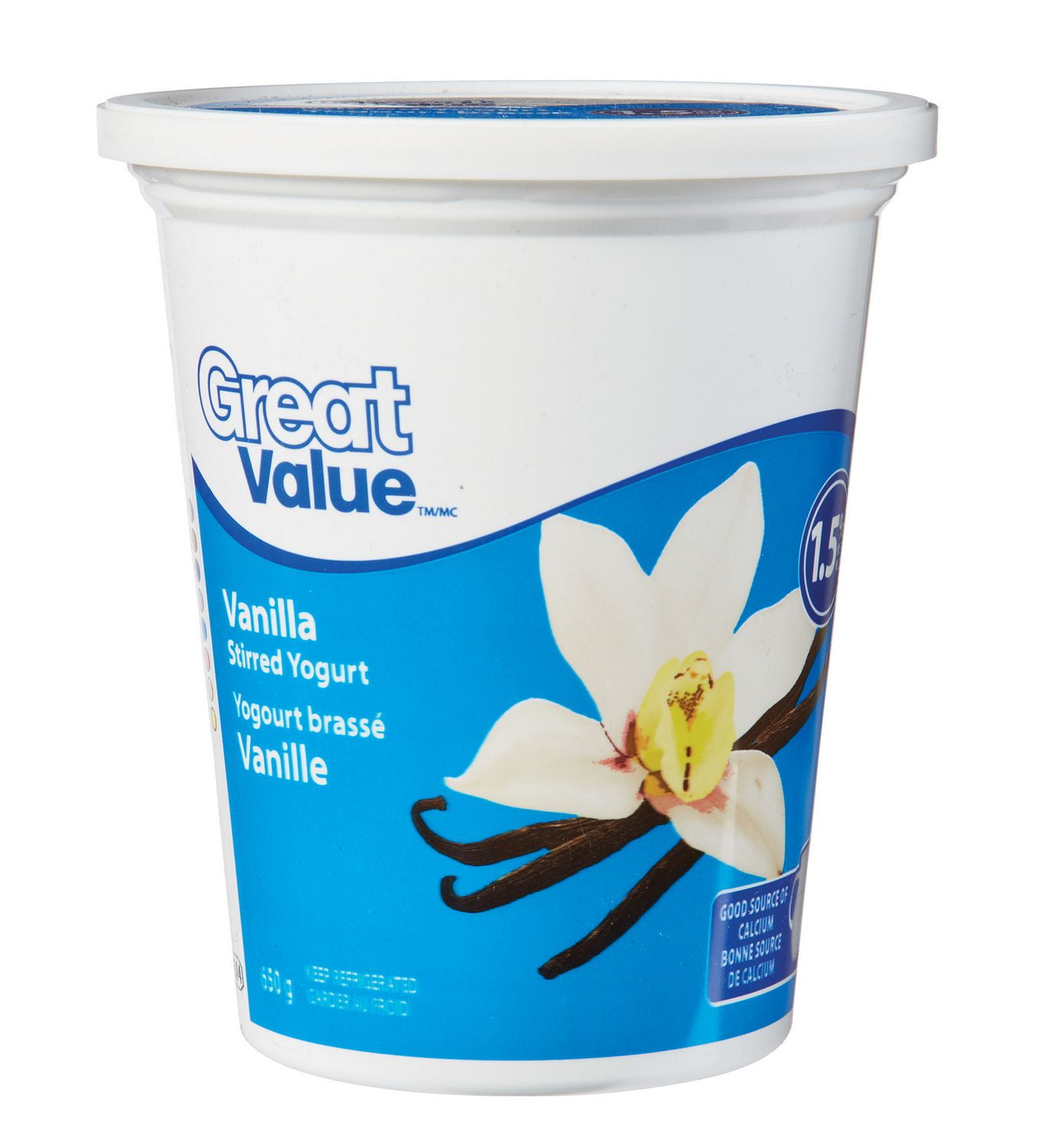 Great Value Vanilla Stirred Yogurt | Walmart Canada