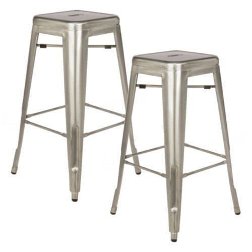 Nicer Furniture Silver Tolix Bar Stool Walmart Canada