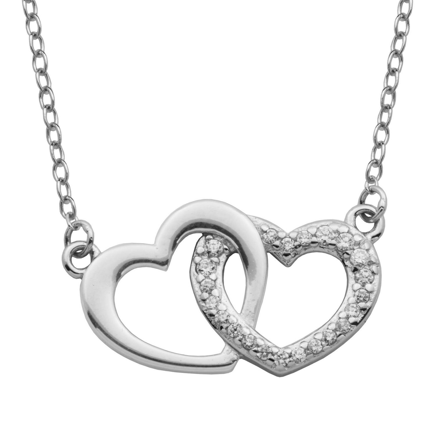 PAJ Sterling Silver Interlocking Hearts Necklace | Walmart Canada