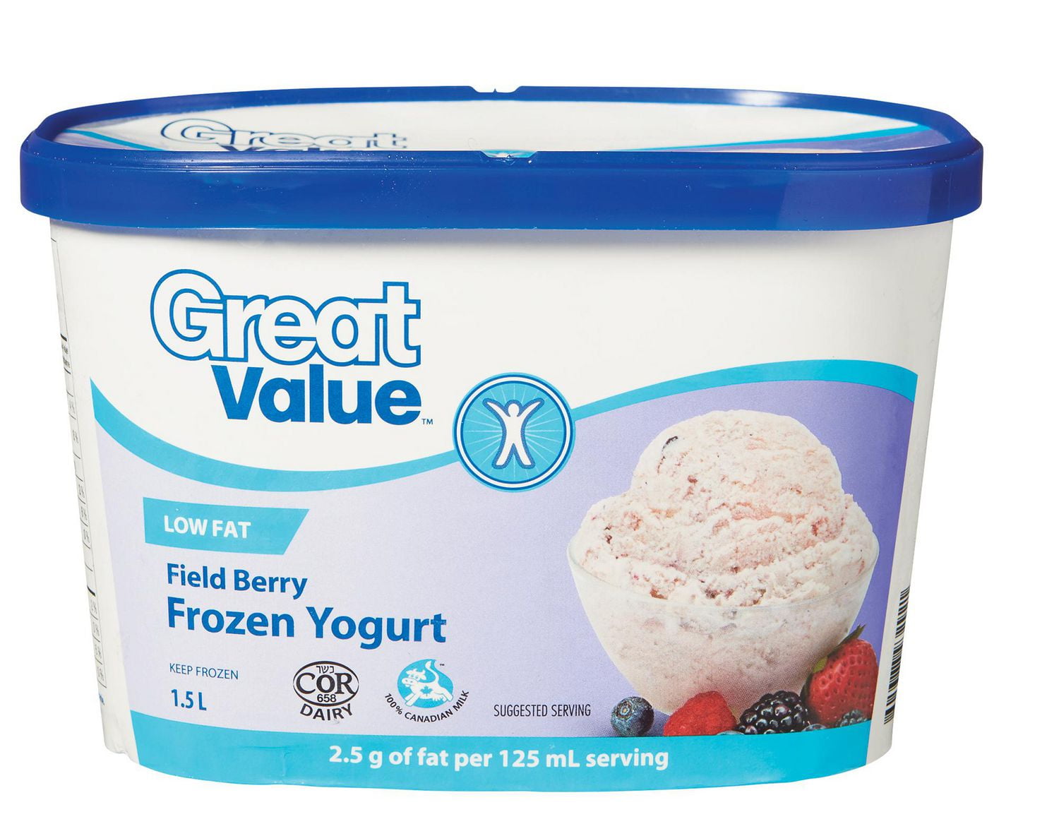 Great Value Field Berry Frozen Yogurt | Walmart Canada