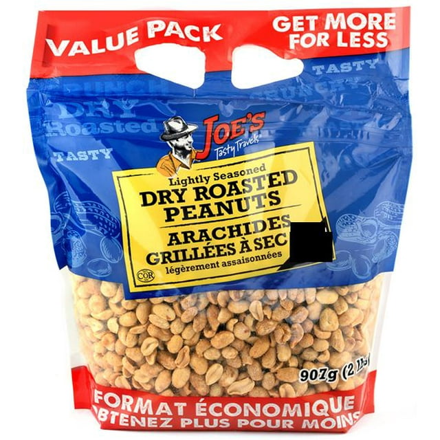 Joe's Tasty Travels Value Pack Dry Roasted Peanuts