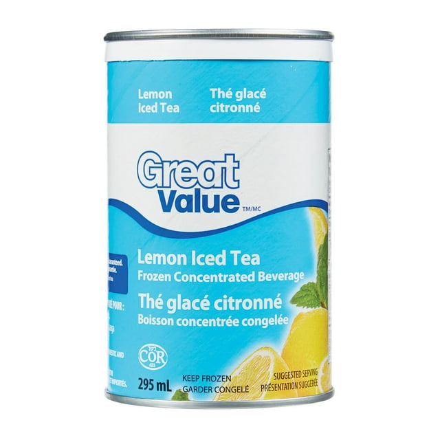 Great Value Lemon Iced Tea Frozen Concentrated Beverage