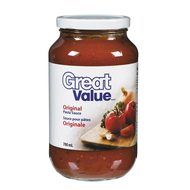 Great Value Original Pasta Sauce, 700 mL Walmart.ca