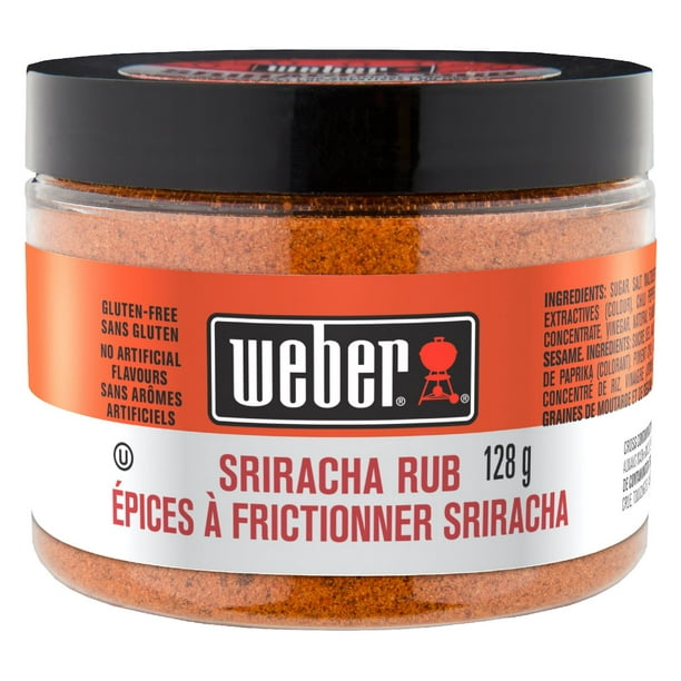 Épices à frictionner au Sriracha sans gluten de Weber 128 g