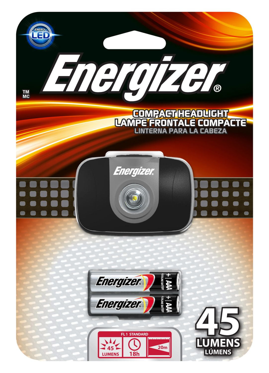 Energizer LED Compact Headlight + 2 AAA batteries Walmart Canada