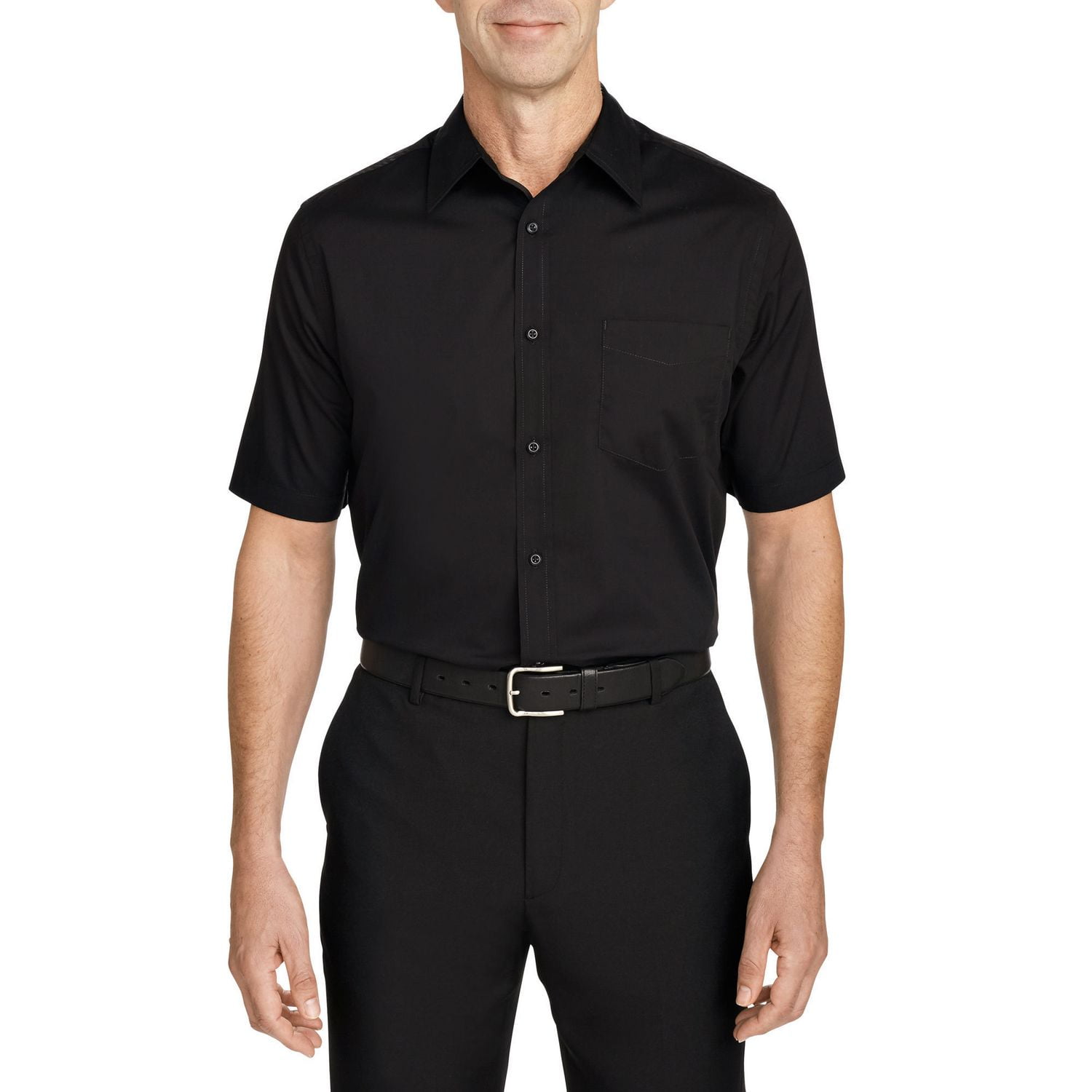 George Men's Short Sleeve Dress Shirt