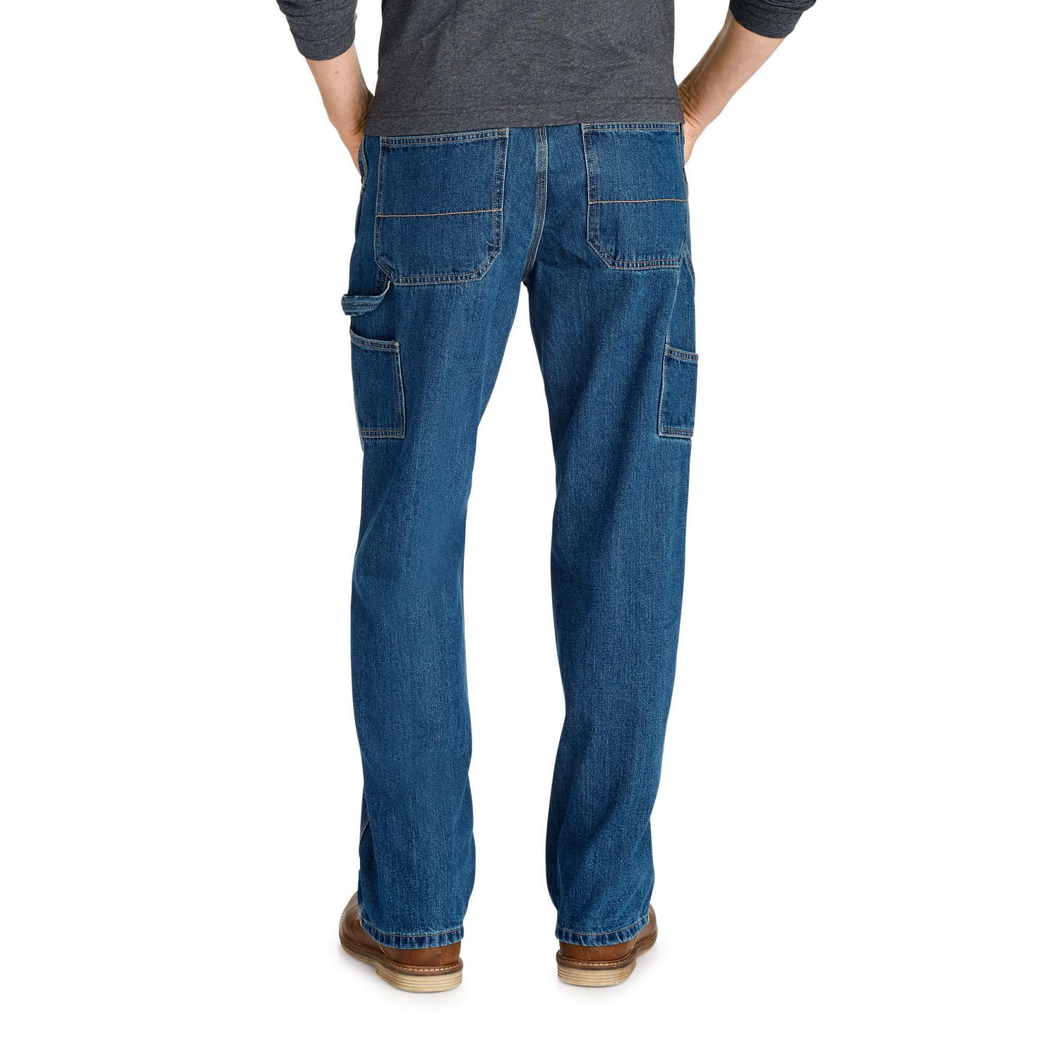 George Men's and Big Men's 100% Cotton Carpenter Jeans