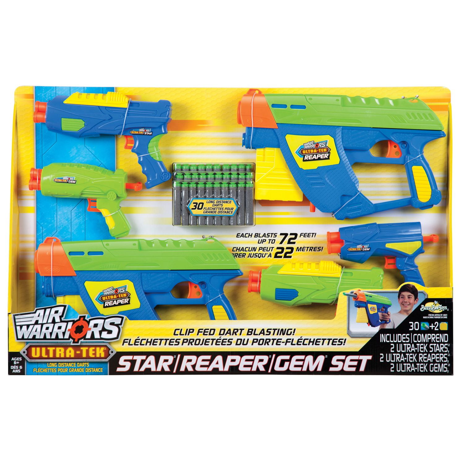 Air Warriors Ultra-Tek Star/Reaper/Gem Blaster Set - Walmart.ca