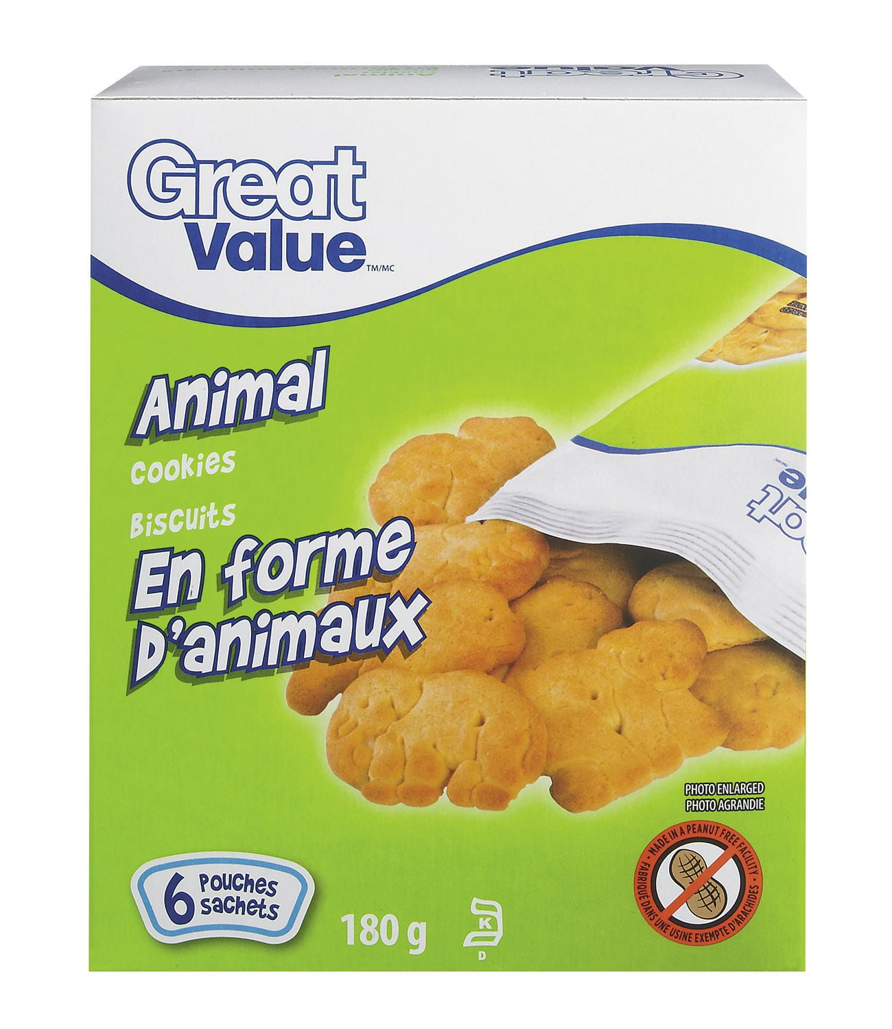 Great Value Animal Cookies Walmart Canada