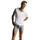 T-shirt à encolure en V Hanes sans étiquettes pour hommes, paq. de 4 Tailles P à TG – image 2 sur 2