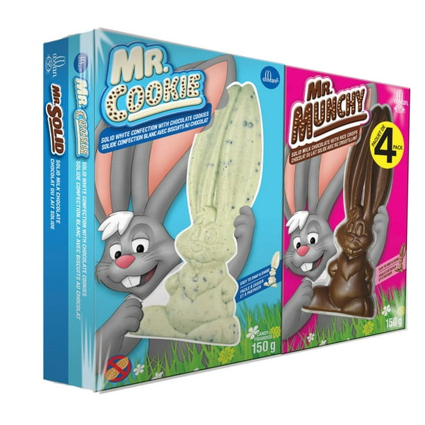 Allan Candy, Mr. Bunny, Chocolat de Pâques 150 g Emb.de 4