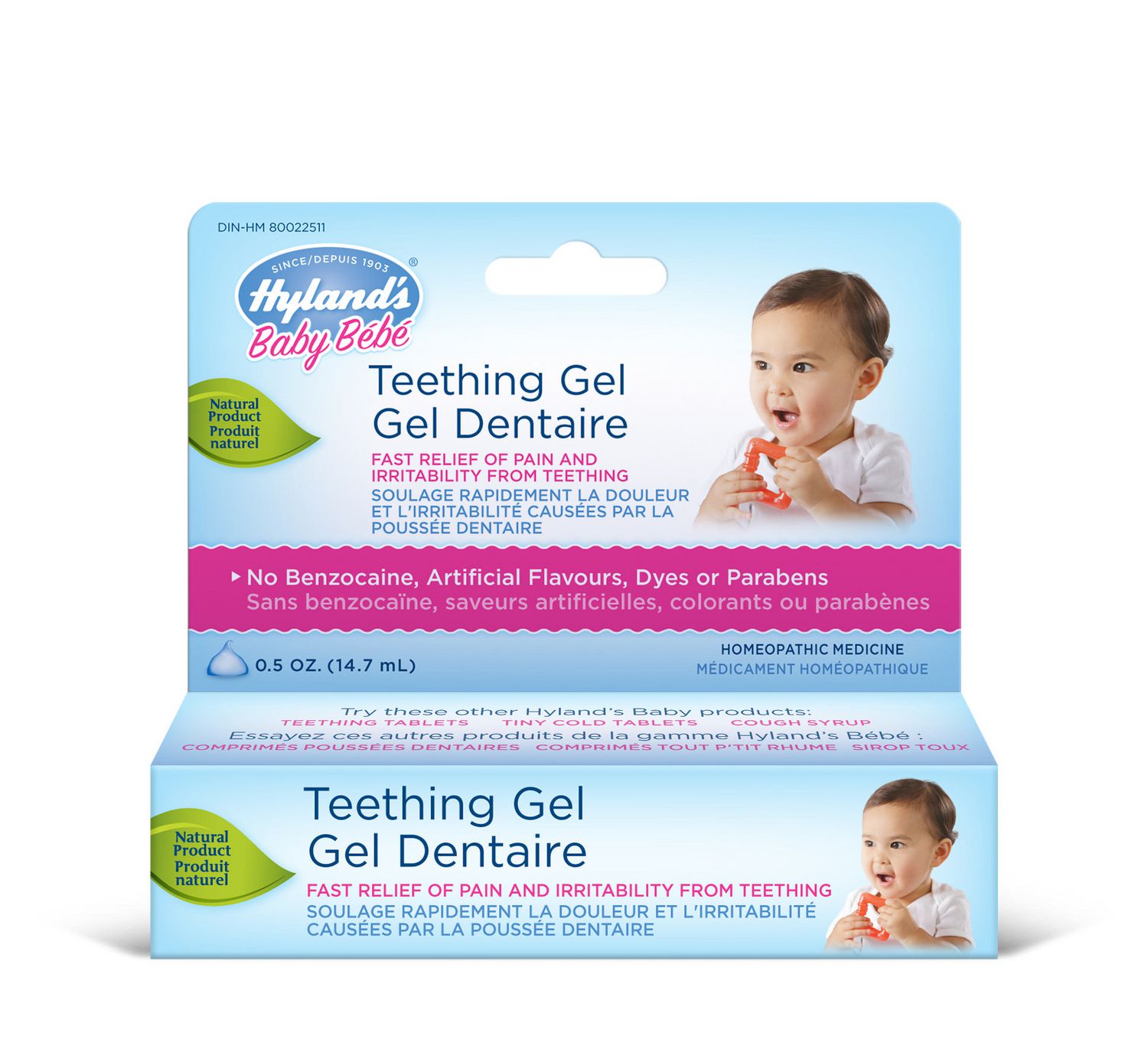 teething gel for 5 month old