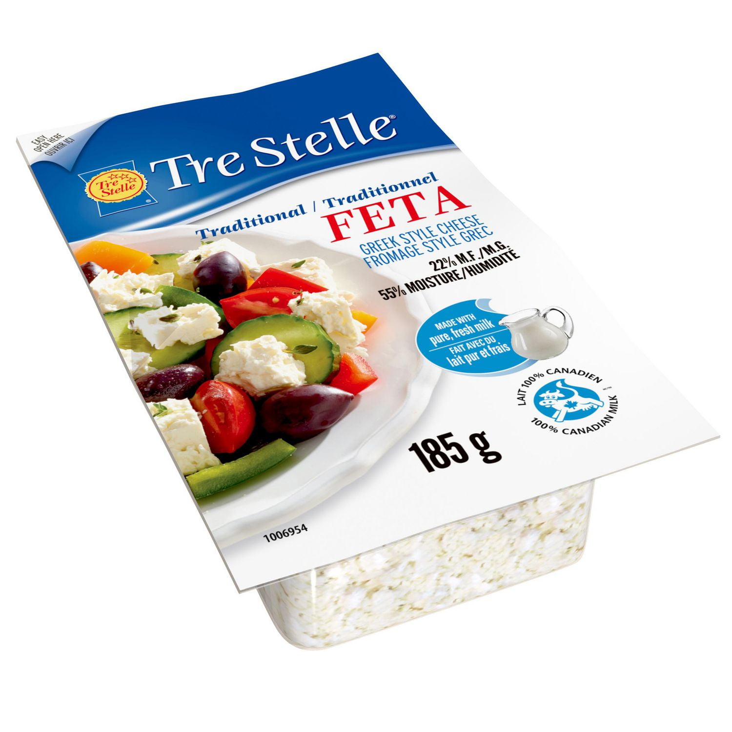 Tre Stelle Feta 22 M.F. Greek Style Cheese Walmart Canada