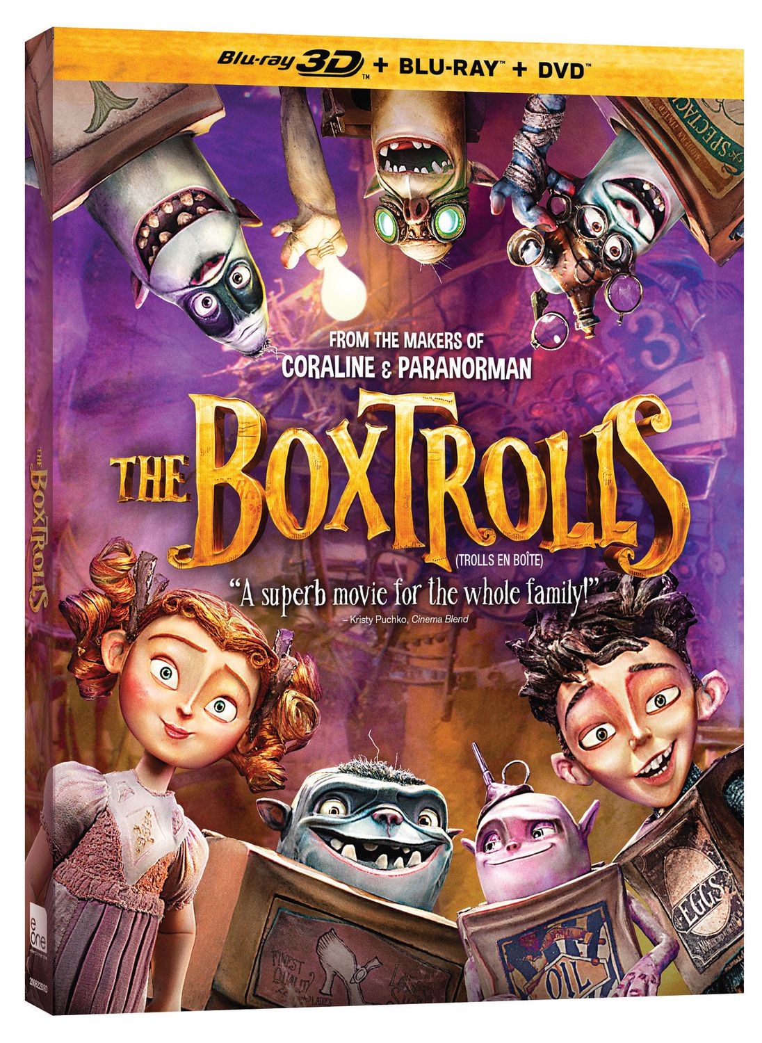 The Boxtrolls Combo (2D Blu-ray + 3D Blu-ray + DVD) | Walmart Canada