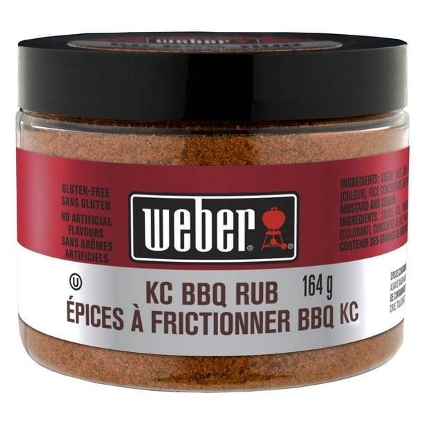 Épices à frictionner au KC barbecue sans gluten de Weber 164 g