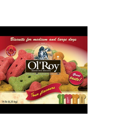 Biscuits moyen assortis, 4 saveurs 14 livres