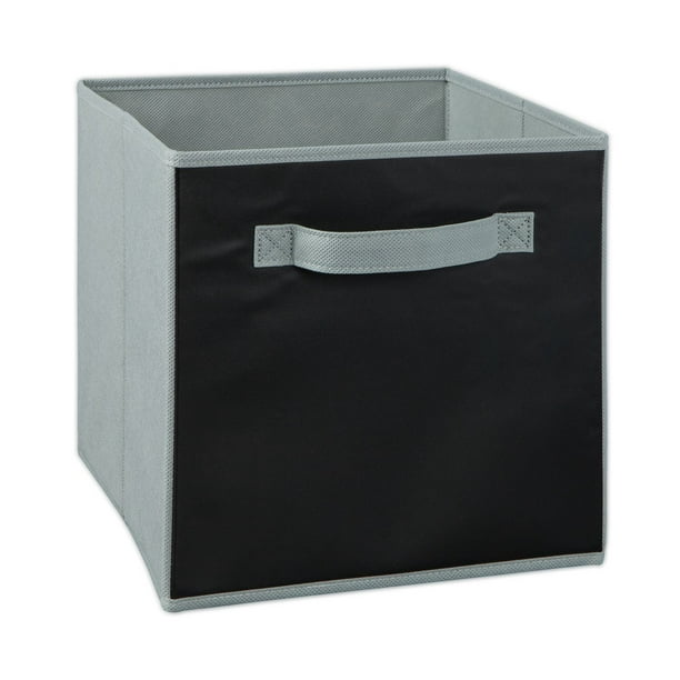 Tiroir ClosetMaid en tissu gris avec tableau noir