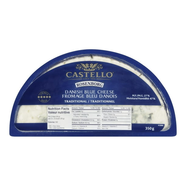 Fromage bleu danois traditionnel à 27 % M.G. de Castello