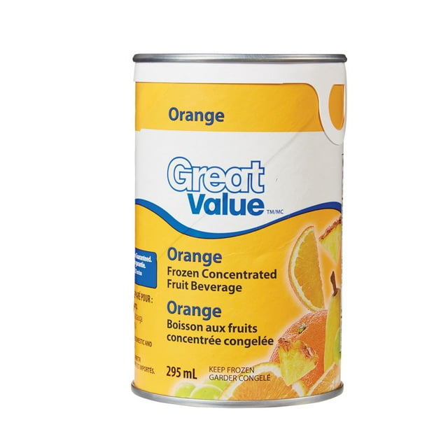 Jus d’orange concentré congelé de Great Value