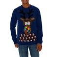 thumbnail image 2 of Pull de Noël lumineux George pour hommes, 2 of 5