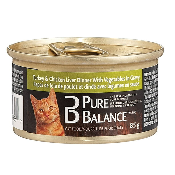 Pure Balance Nourriture humide pour chats de dinde et de foie de poulet