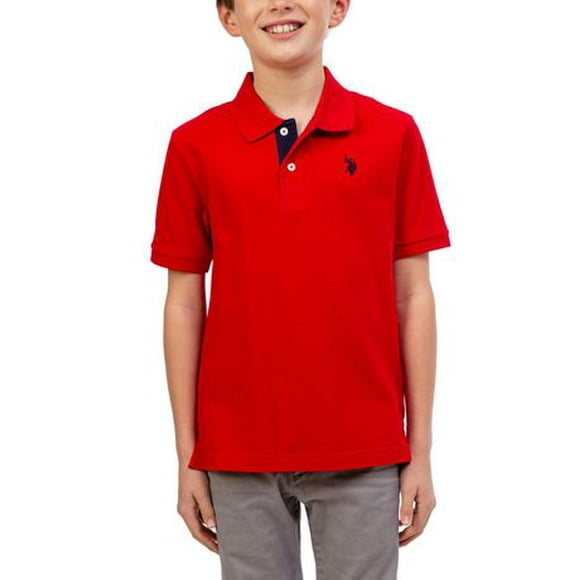 U.S. Polo Assn. Boy's Short Sleeve Polo Shirt