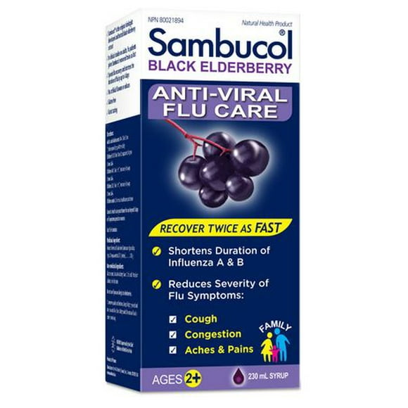 Sambucol Original Family Syrup Anti Viral Flu Care 230ml, Sambucol Family Syrup Anti Viral Flu Care