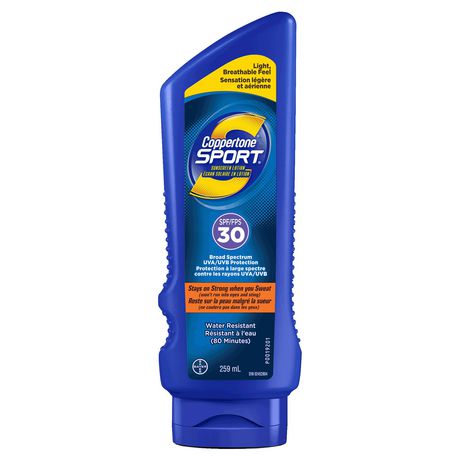 Coppertone Sport Spf 30 Sunscreen Lotion Walmart Canada