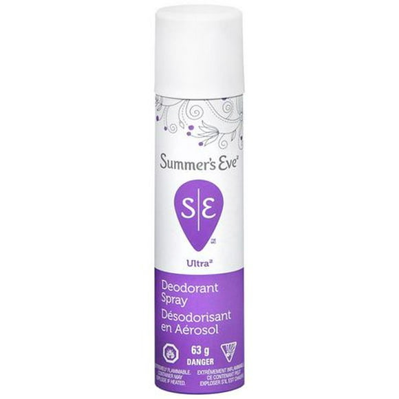 Summer's Eve Ultra Deodorant Spray, 63g