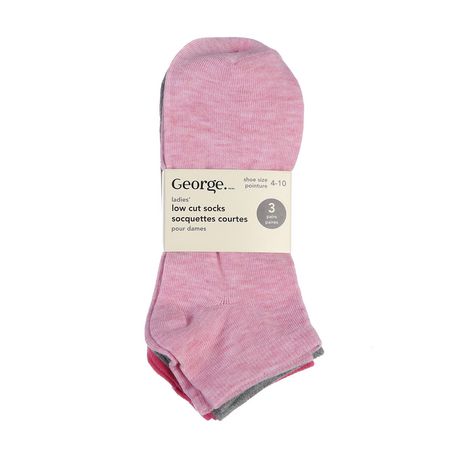 George Women's 3-Pack of Low-Cut Socks | Walmart Canada