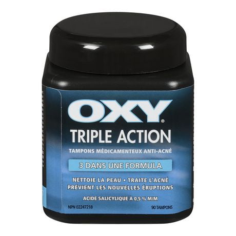 acne pads oxy medicated triple action zoom walmart